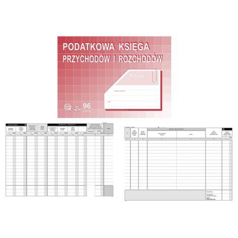 Druk MiP Podatkowa Księga Przychodów i Rozchodów A4/48 - 2